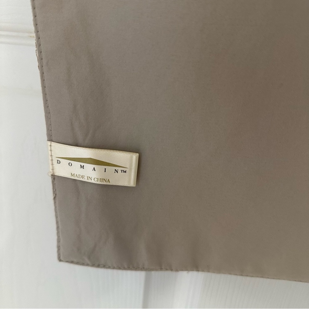 Domain Dining Table Runner - Beige Neutral Embroidery 13” x 72” - Picture 8 of 9